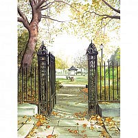 Gates to Falkner Square Liverpool