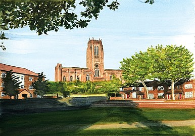 Anglican Cathedral from Chinatown